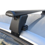 BS IRON. Dakdrager voor een auto met zonder dakrail. Staal 75kg laadvermogen.