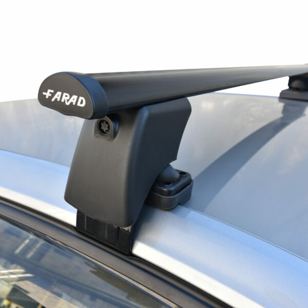 BS IRON. Dakdrager voor een auto met zonder dakrail. Staal 75kg laadvermogen.