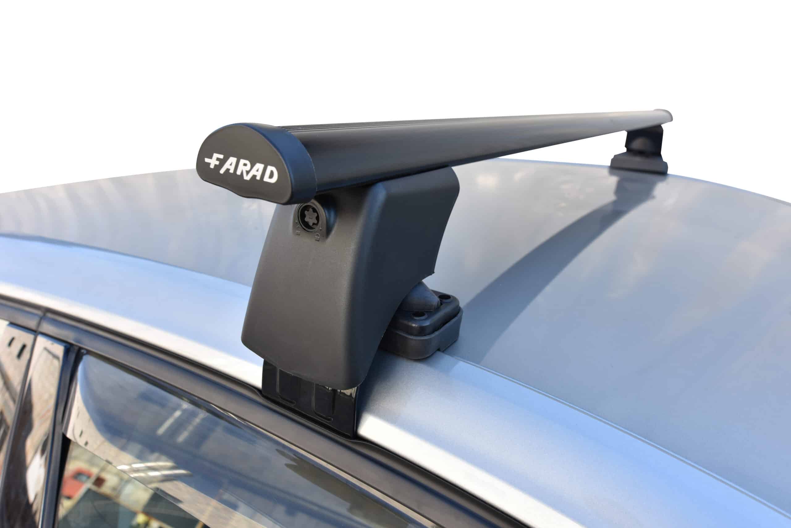 1 BS IRON. Dakdrager voor een auto met zonder dakrail. Staal 75kg laadvermogen.