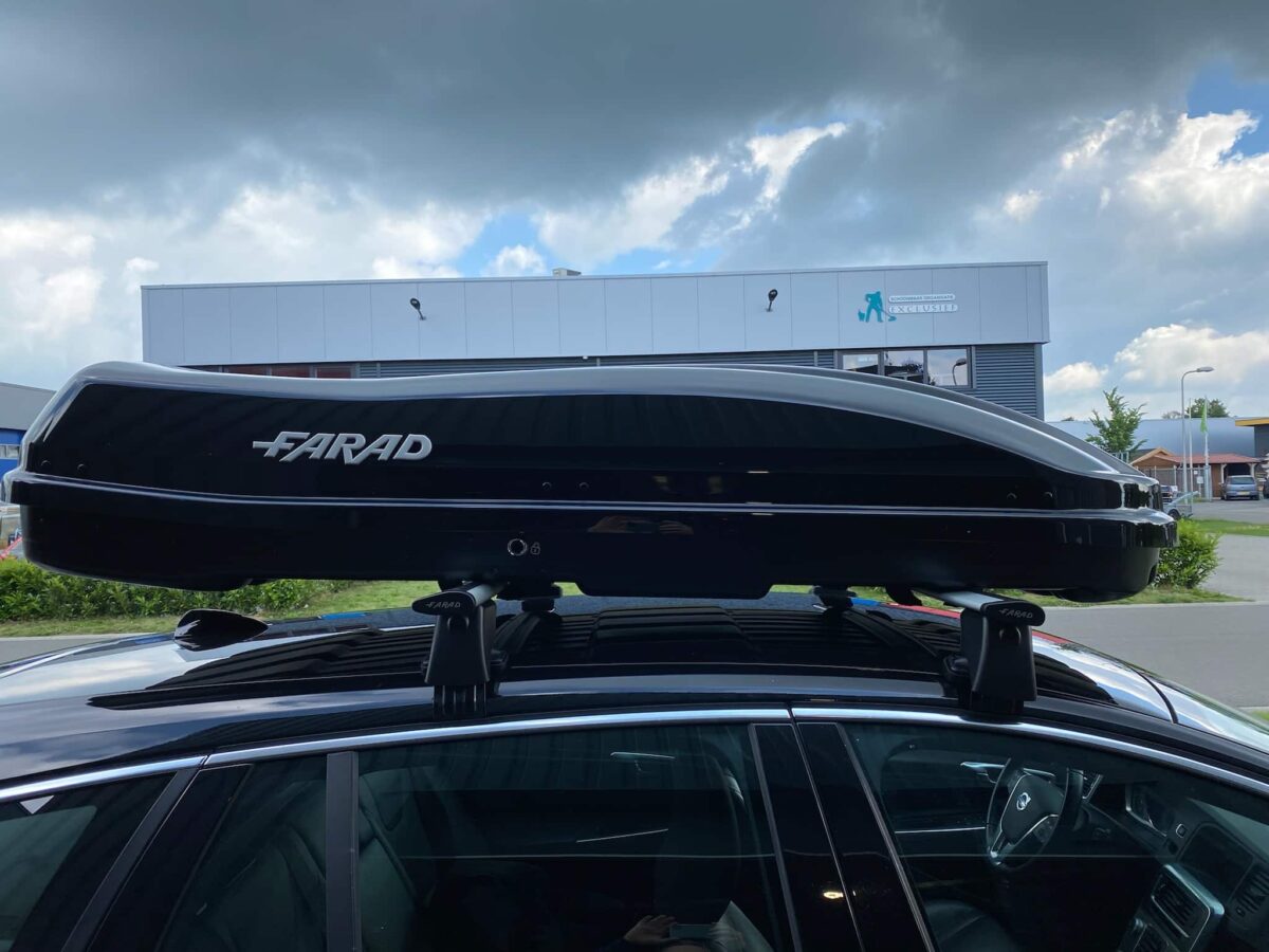 Farad Marlin N7 - 680 liter dakkoffer - Hoogglans Zwart - Aerodynamisch - Afbeelding 6