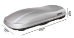 Farad Marlin N7 - 680 liter dakkoffer - Grijs - Aerodynamisch - Afbeelding 5