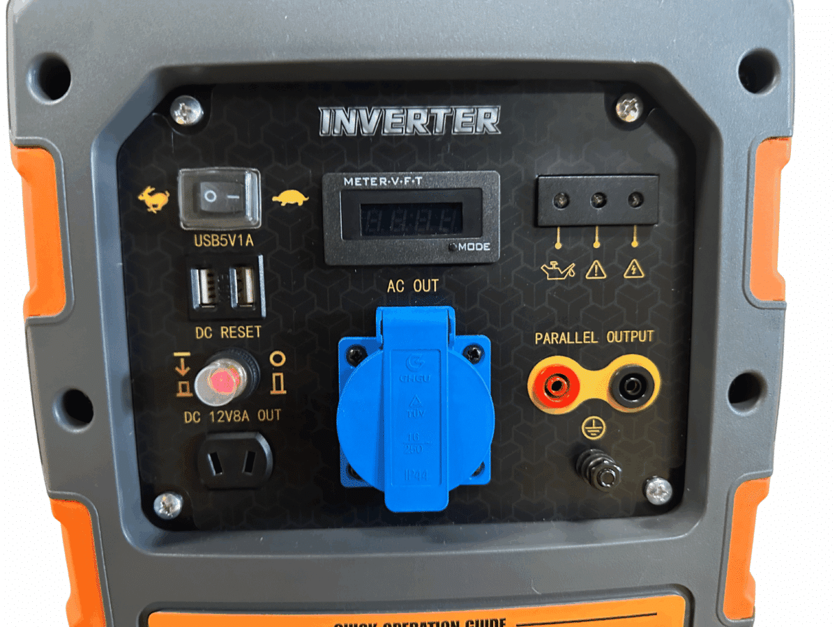 Generator 2000W – Inverter Technologie – 230V Stopcontact + 2 USB-poorten - Afbeelding 5