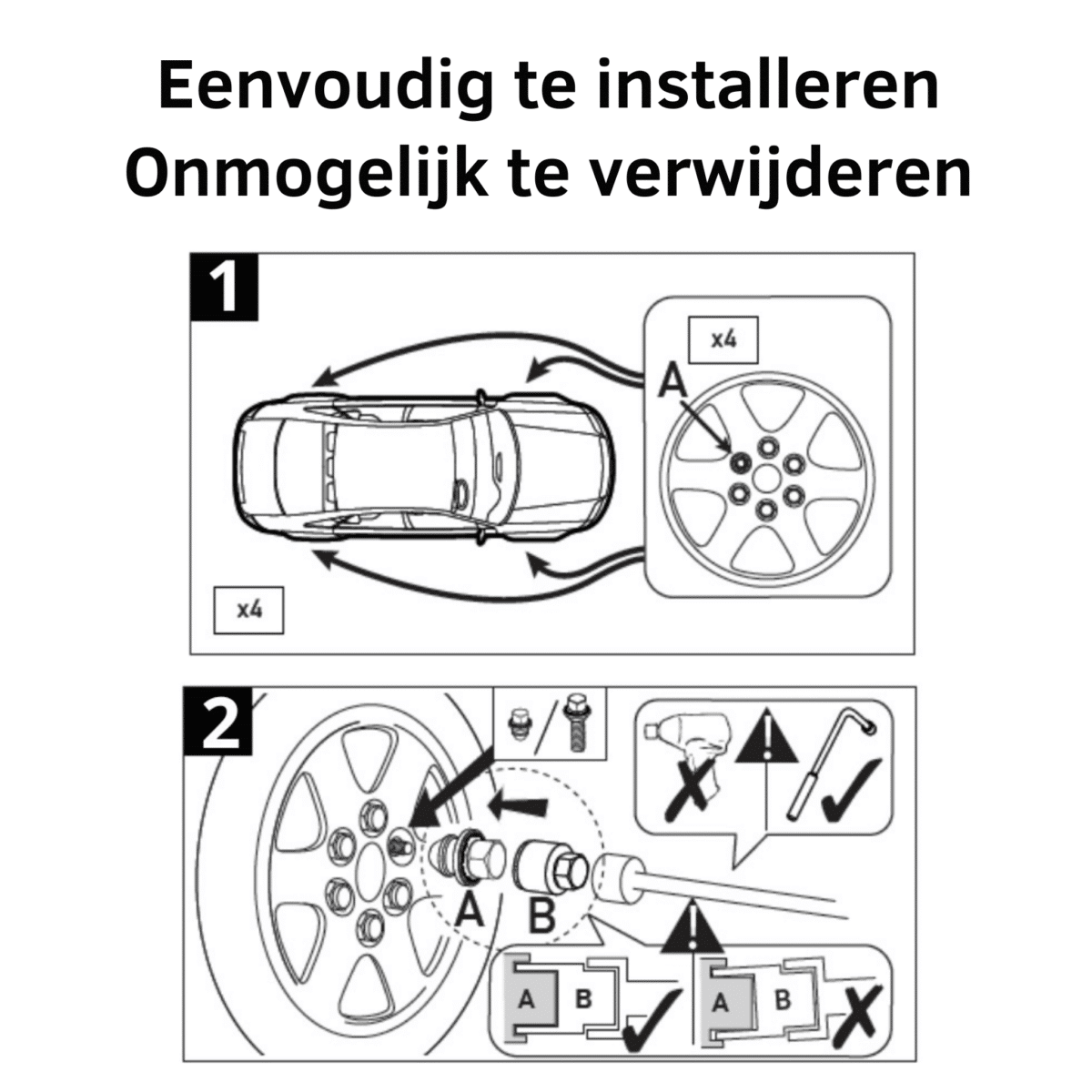 Dragonslock Velgenslot - Chevrolet Aveo vanaf 2011 - Kleur Grijs - Afbeelding 4