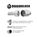 Dragonslock Velgenslot - Chevrolet Aveo vanaf 2011 - Kleur Grijs - Afbeelding 3