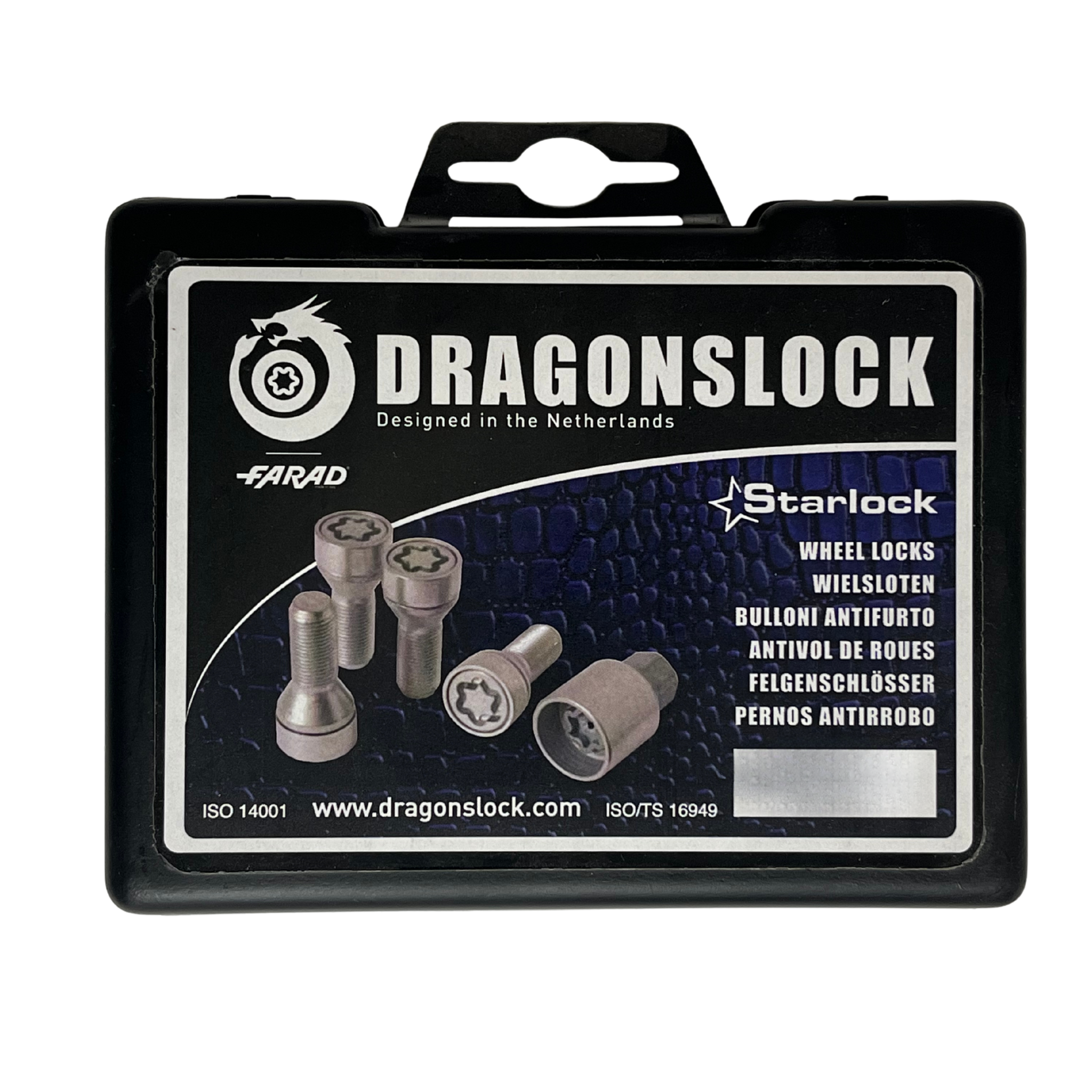 W3E BLACK Dragonslock Velgenslot - Volvo V80 - Kleur Zwart - Afbeelding 1