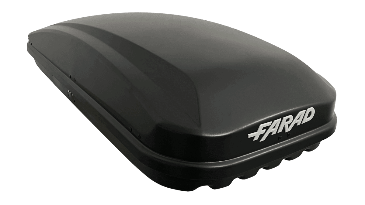 Farad Crub N18 - 430 liter dakkoffer - Mat zwart - Aeorodynamisch - Afbeelding 4