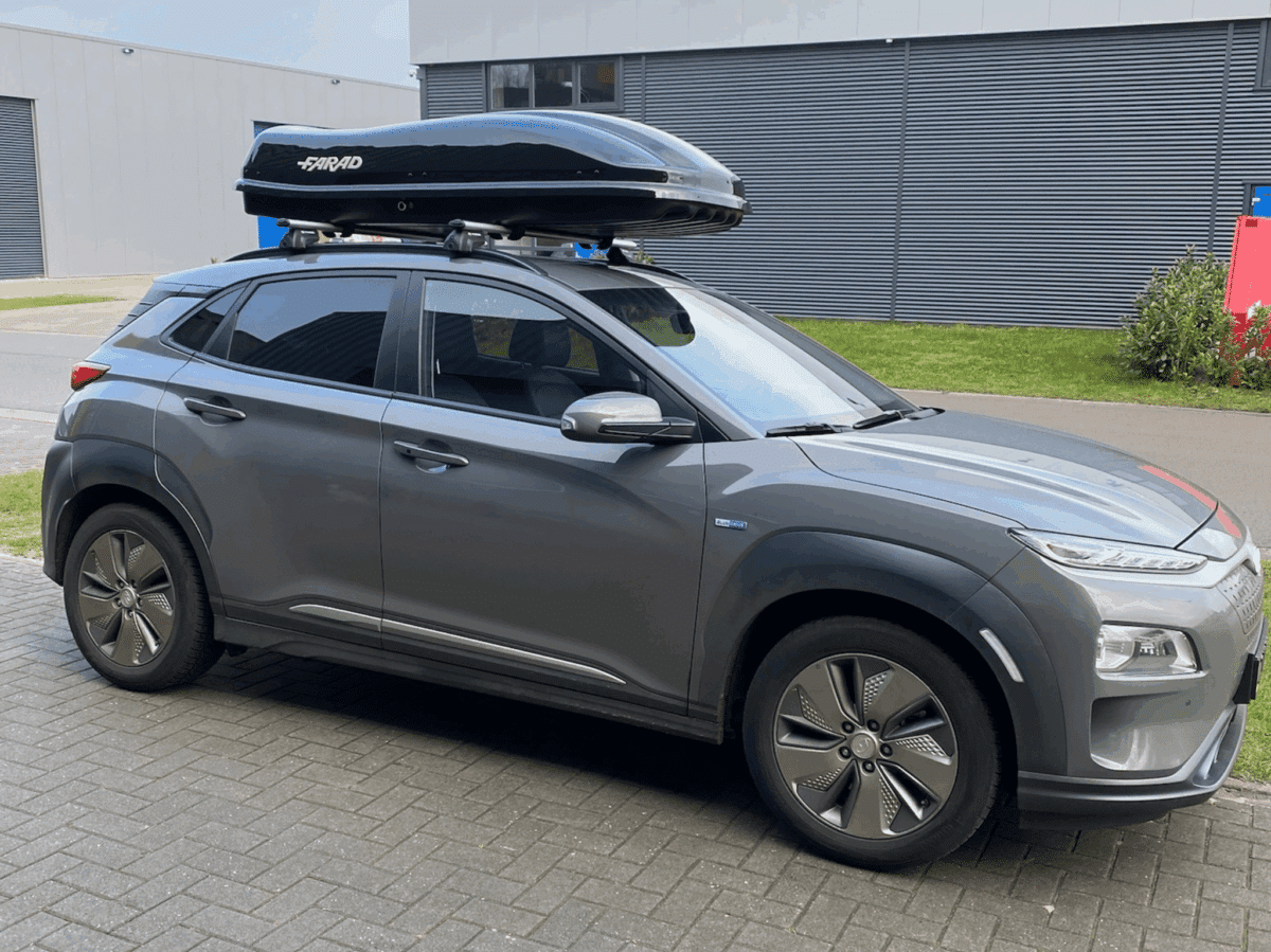 Farad Marlin N6 - 480 liter dakkoffer - Hoogglans Zwart - Aerodynamisch - Afbeelding 6