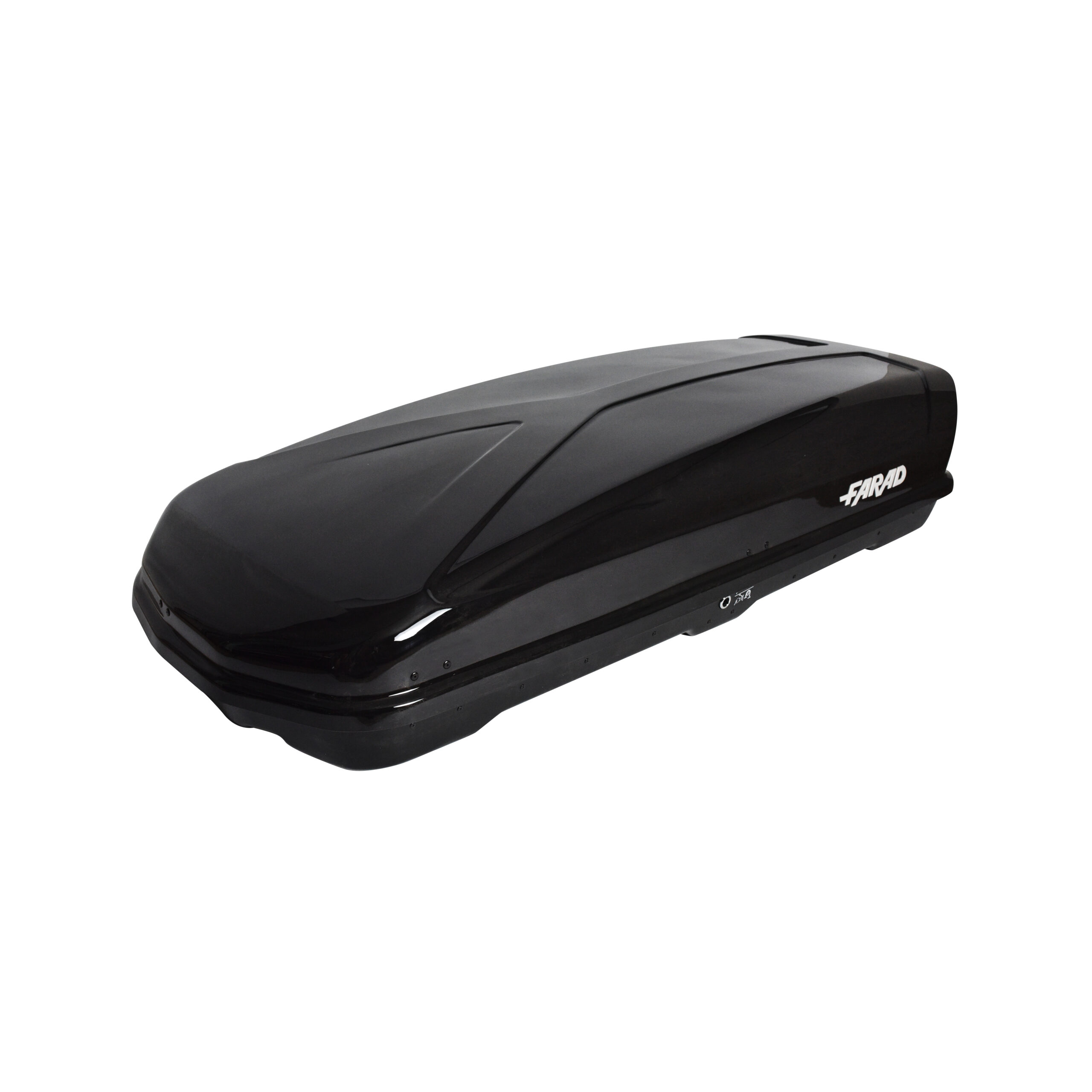 FARAD Koral roof box lucid black Farad Koral N21 - 630 liter dakkoffer - Hoogglans zwart - Aeorodynamisch - Afbeelding 1