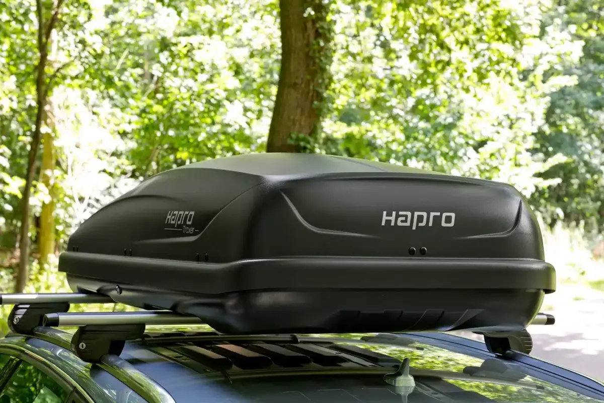Hapro Traxer 8.6 - 530 liter dakkoffer - Kleur Antraciet - Aeorodynamisch - Afbeelding 3