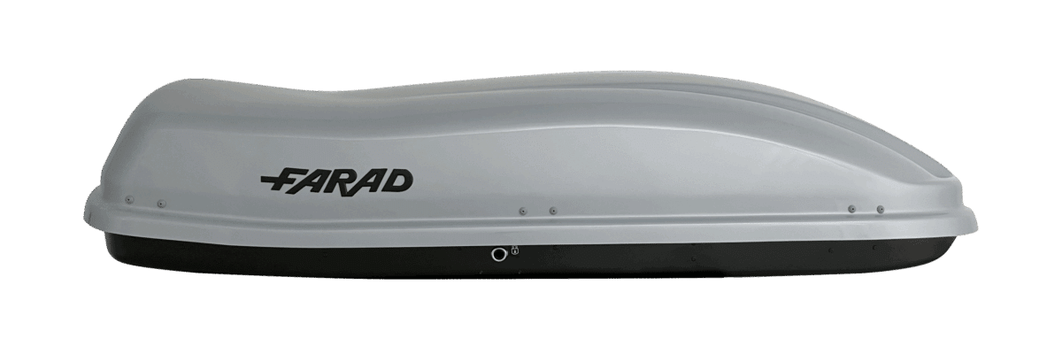 Farad Marlin N6 - 480 liter dakkoffer - Zilver - Aerodynamisch - Afbeelding 2
