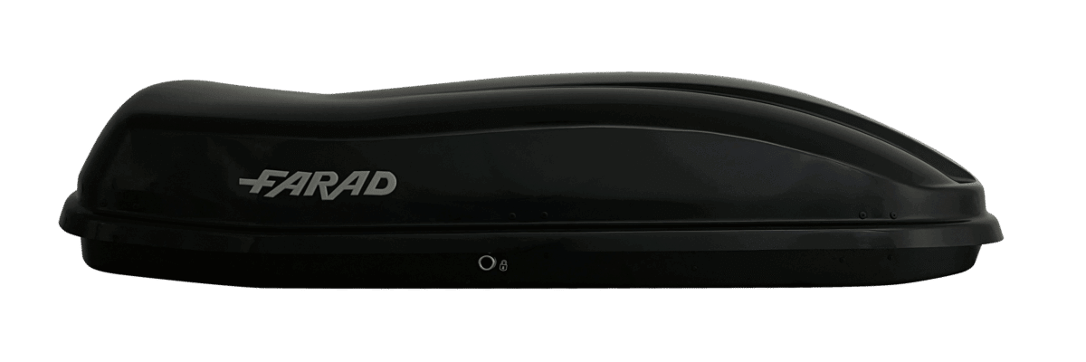 Farad Marlin N6 - 480 liter dakkoffer - Hoogglans Zwart - Aerodynamisch - Afbeelding 2