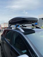 Farad Crub N18 met snelsluiting - 430 liter dakkoffer - Mat zwart - Aeorodynamisch - Afbeelding 7