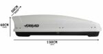 Farad Koral N20 - 480 liter dakkoffer - Wit - Aeorodynamisch - Afbeelding 4