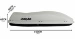 Farad Marlin N6 - 480 liter dakkoffer - Wit - Aerodynamisch - Afbeelding 3