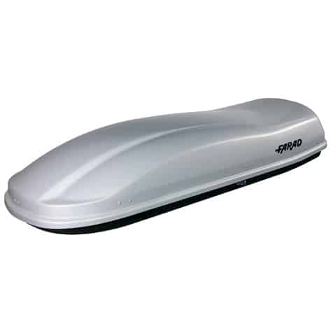 Zilver Farad Marlin N11 - 530 liter dakkoffer - Zilver - Aerodynamisch - Afbeelding 1