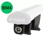 BM4-kit voor een auto met een gesloten dakrailing