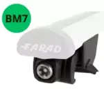 BM7-kit voor een auto met een gesloten dakrailing