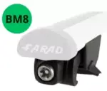 BM8-kit voor een auto met een gesloten dakrailing