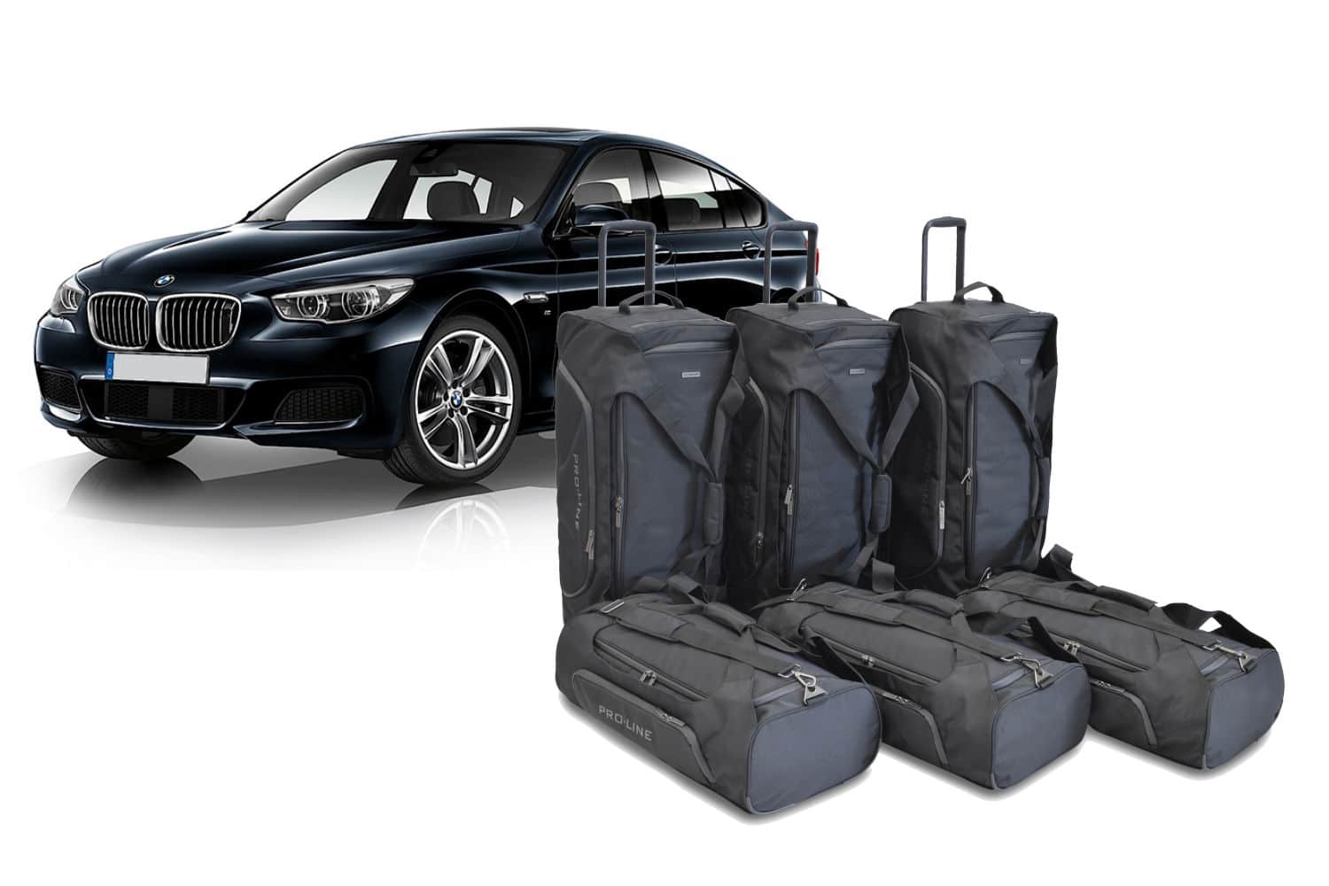 b11101sp-bmw-5-series-gt-f07-2009-2017-5-door-hatchback-travel-bag-set-1.jpg Reistassenset geschikt voor BMW 5 Serie GT (F07) 2009-2017 5-deurs hatchback Pro.Line - Afbeelding 1