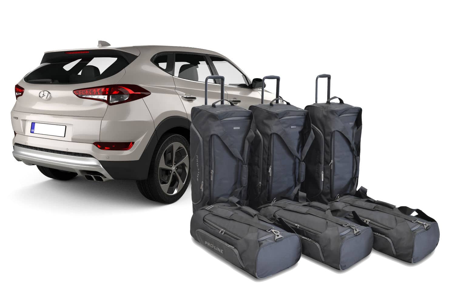 Reistassenset geschikt voor Hyundai Tucson (TL) 2015-2020 Pro.Line