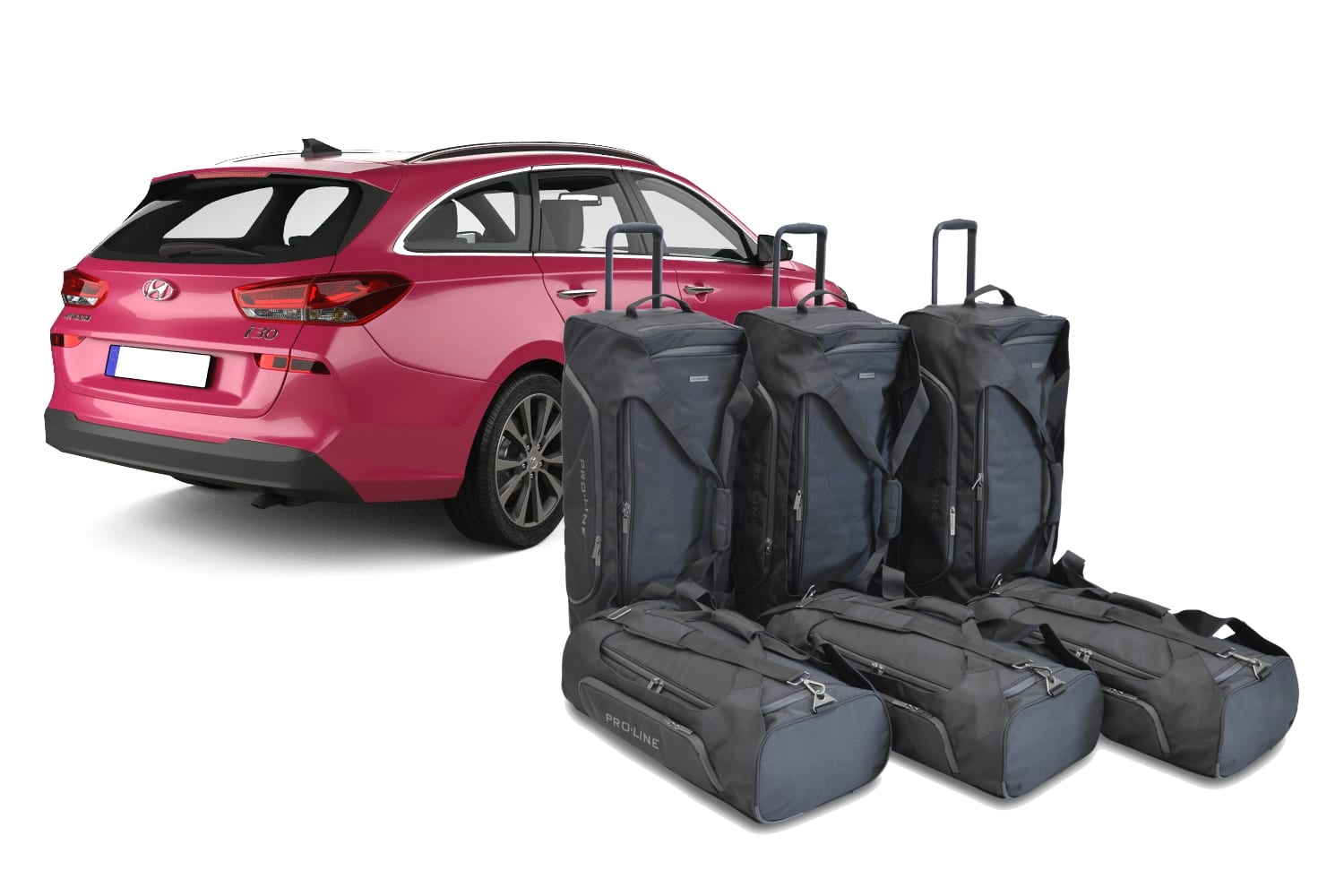 Reistassenset geschikt voor Hyundai i30 (PD) 2017-heden wagon Pro.Line