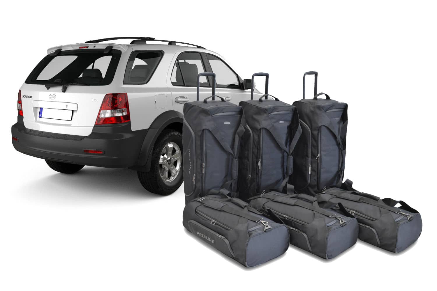 Reistassenset geschikt voor Kia Sorento (JC-BL) 2002-2009 Pro.Line