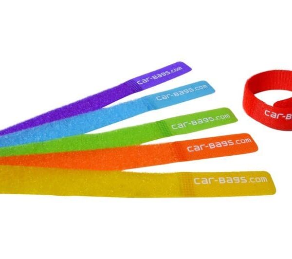 Bagage label set klittenband