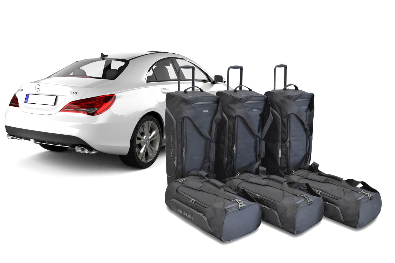 Reistassenset geschikt voor Mercedes-Benz CLA (C117) 2013-2019 4-deurs coupé Pro.Line