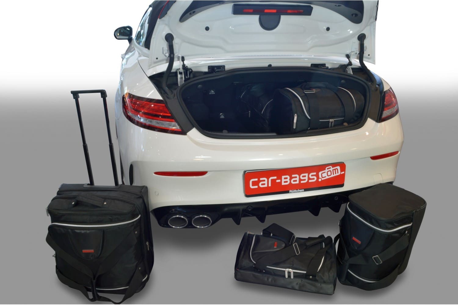 m22601s-mercedes-benz-c-class-cabrio-a205-2016-car-bags-1.jpg Reistassenset geschikt voor Mercedes-Benz C-Klasse Cabriolet (A205) 2016-2021 Original - Afbeelding 1