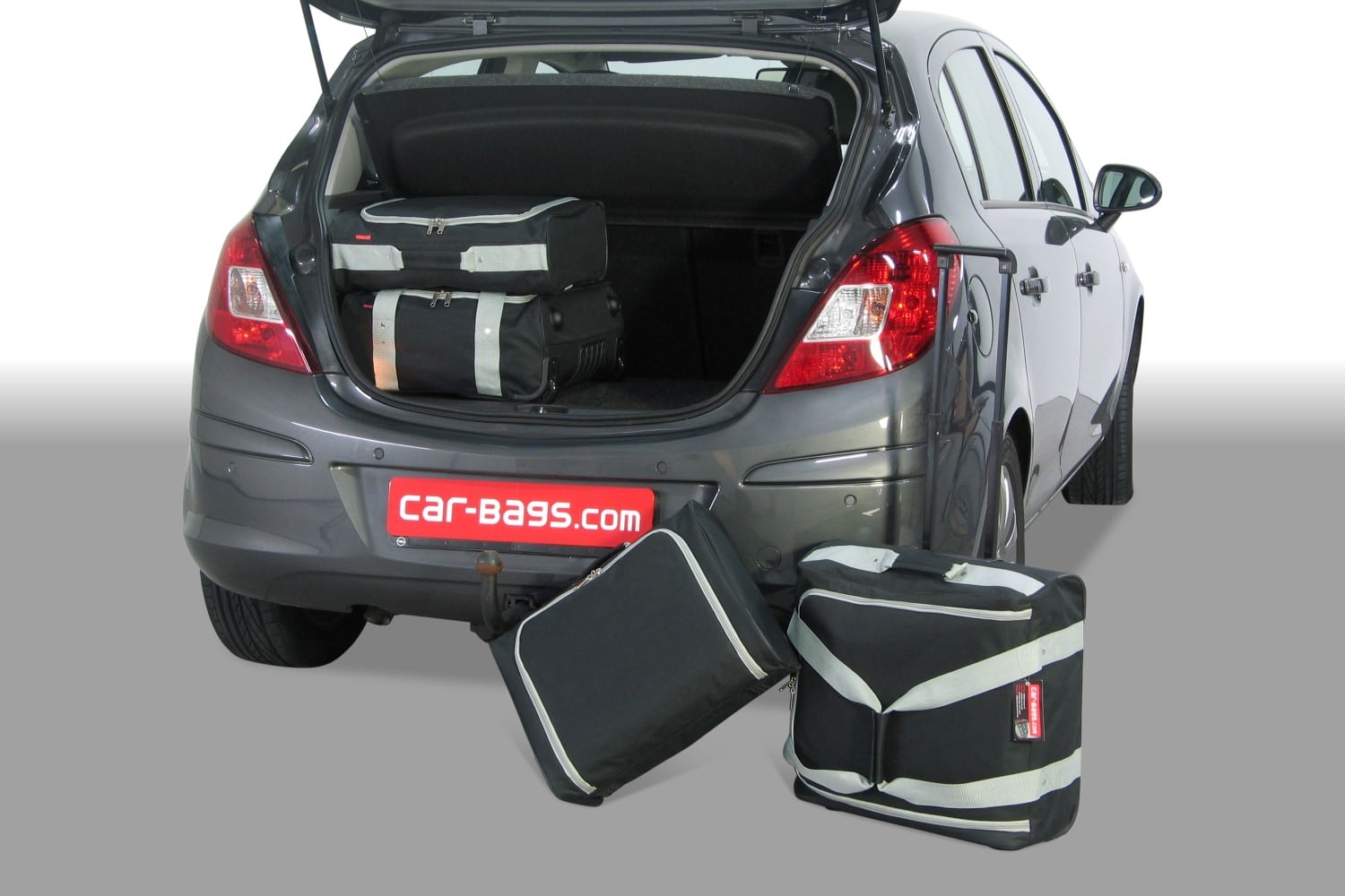 o10501s-opel-corsa-11-car-bags-13.jpg Reistassenset geschikt voor Opel Corsa D 2006-2014 5-deurs hatchback - Afbeelding 1