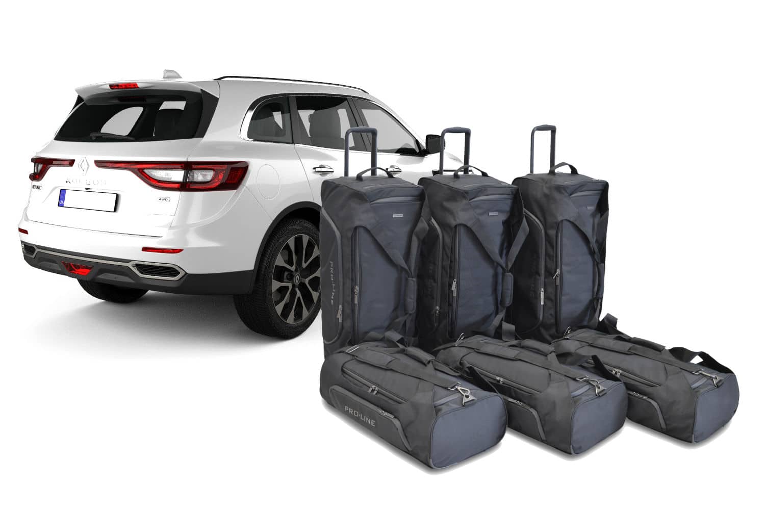 r12001sp-renault-koleos-ii-2016-travel-bag-set-1.jpg Reistassenset geschikt voor Renault Koleos II 2016-heden Pro.Line - Afbeelding 1