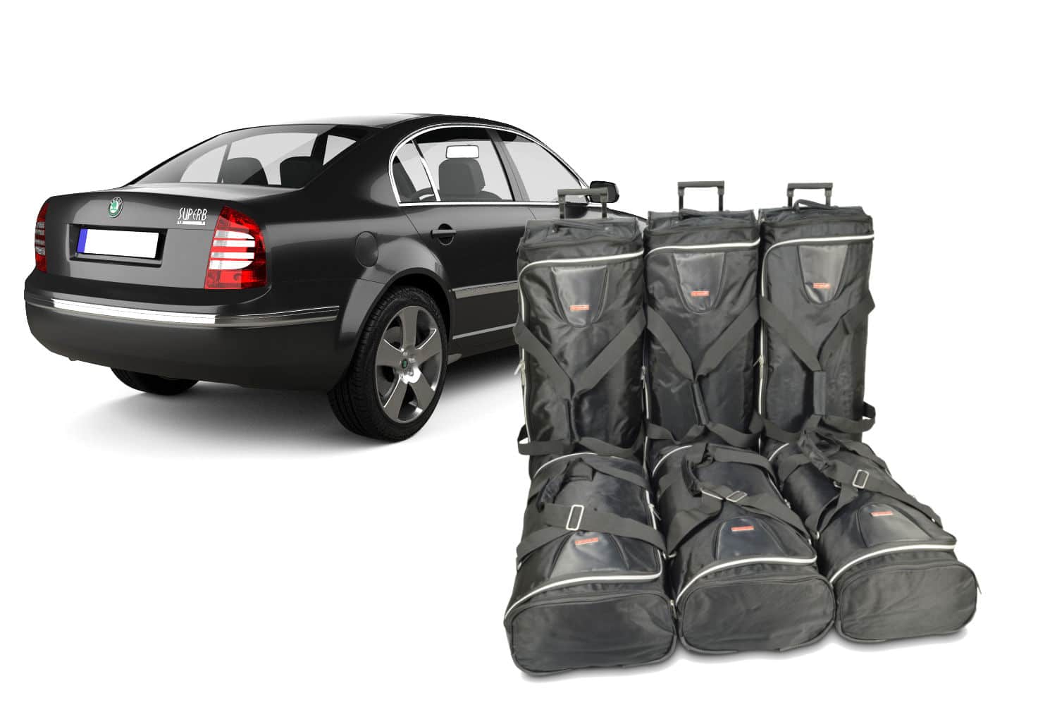 Reistassenset geschikt voor Skoda Superb I (3U) 2002-2008 5-deurs hatchback Original