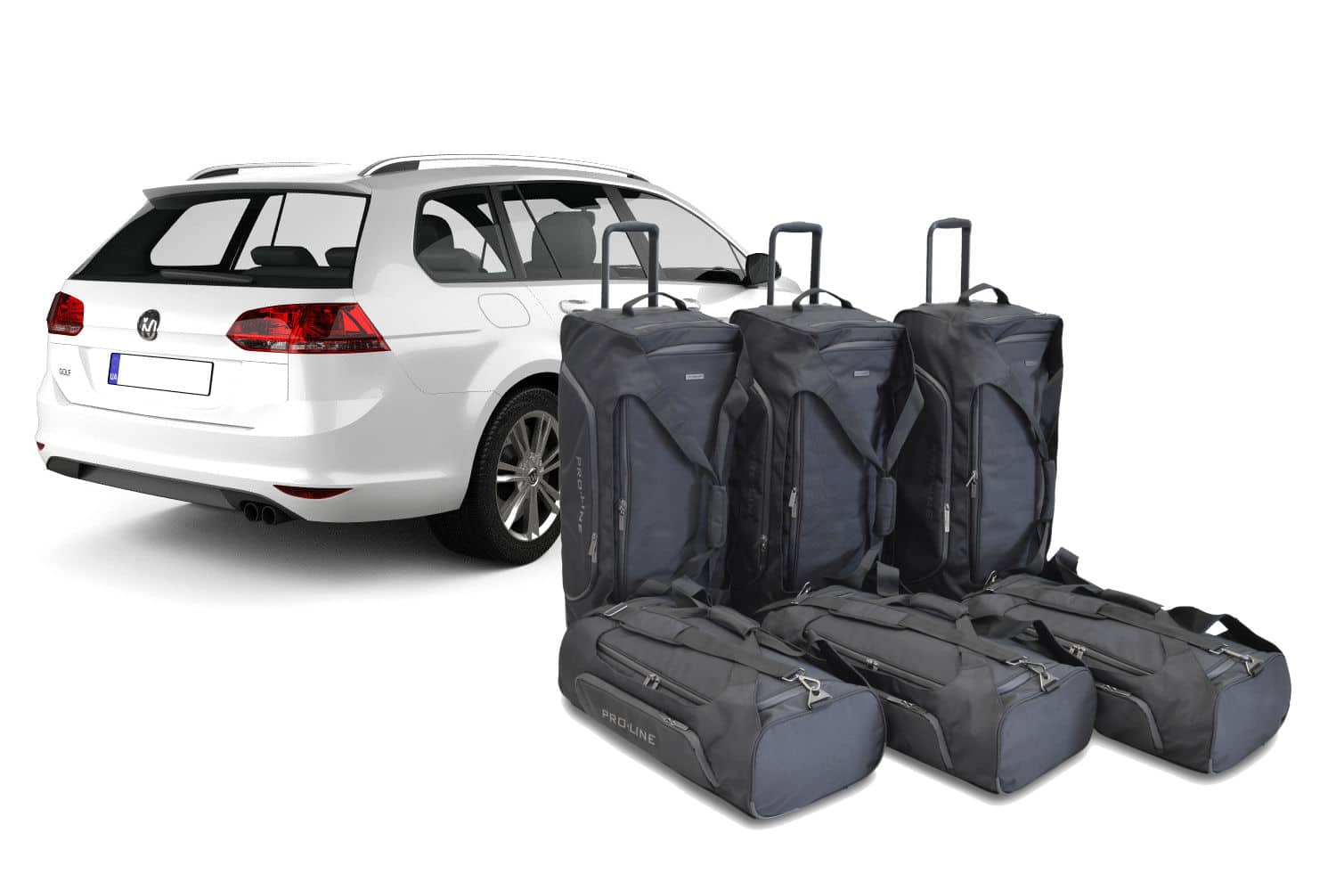 Reistassenset geschikt voor Volkswagen Golf VII Variant (5G) 2013-2020 wagon Pro.Line
