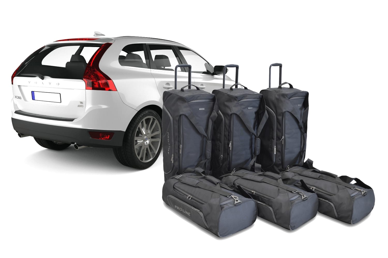 Reistassenset geschikt voor Volvo XC60 I 2008-2017 Pro.Line