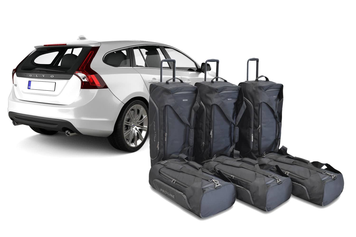 Reistassenset geschikt voor Volvo V60 I 2010-2018 wagon Pro.Line