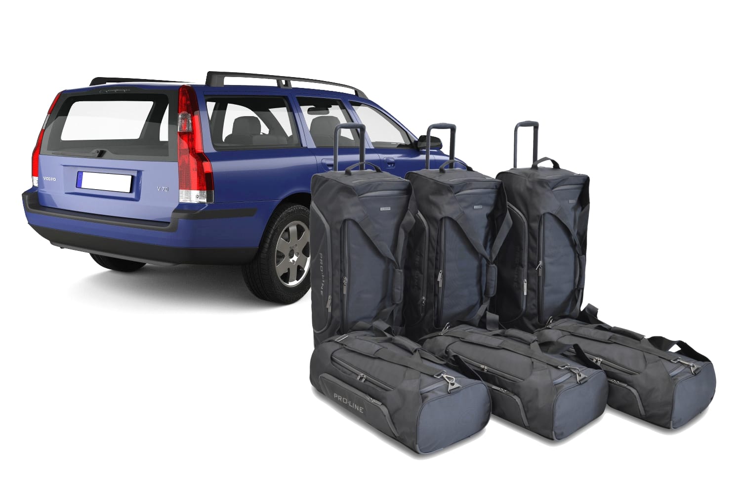 Reistassenset geschikt voor Volvo V70 (P26) 2000-2007 wagon Pro.Line