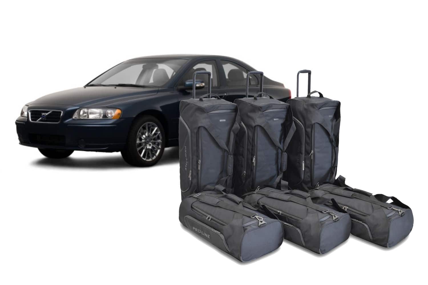 v20601sp-volvo-s60-i-2000-2010-4-door-saloon-travel-bag-set-1.jpg Reistassenset geschikt voor Volvo S60 I 2000-2010 4-deurs sedan Pro.Line - Afbeelding 1