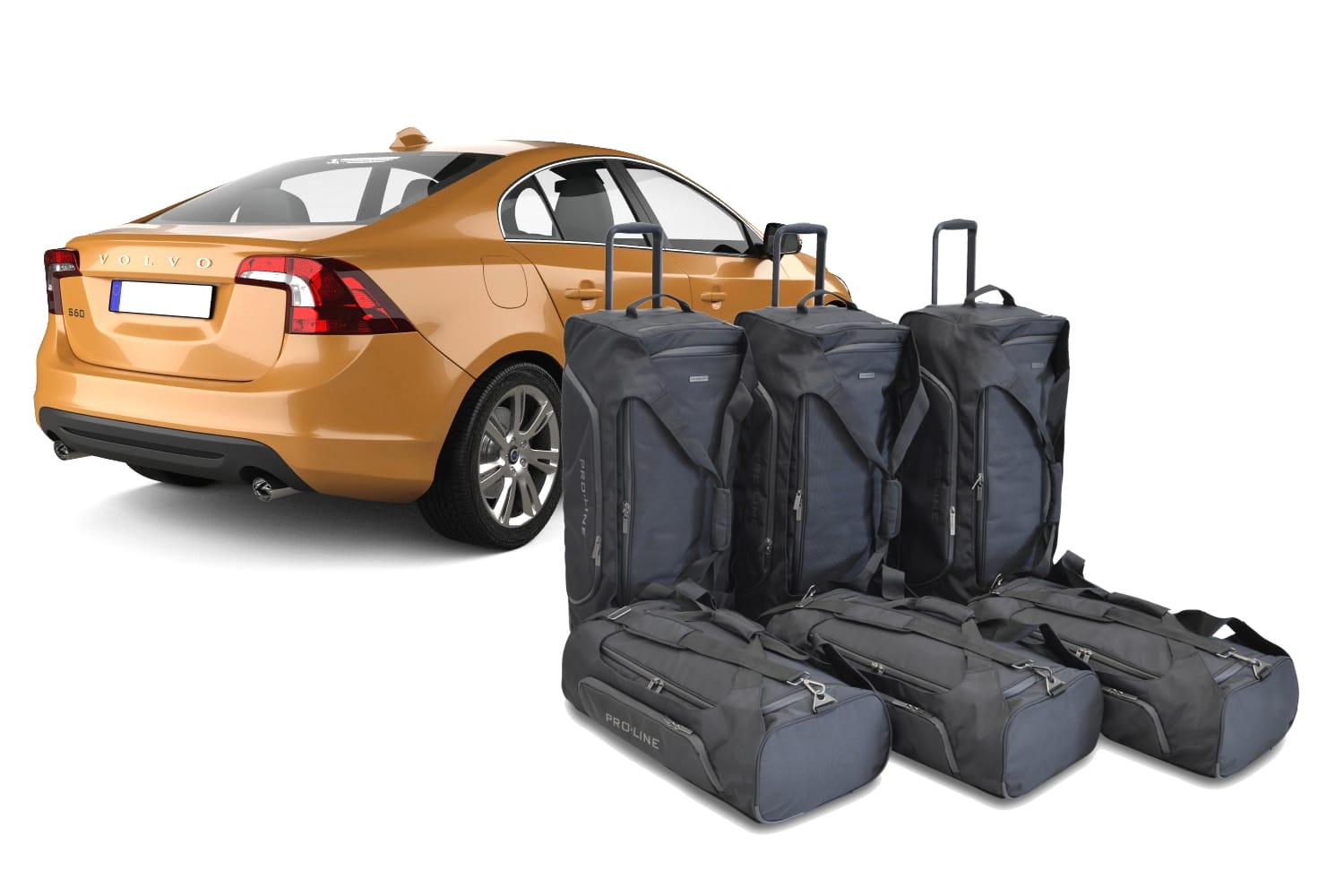 Reistassenset geschikt voor Volvo S60 II 2010-2018 4-deurs sedan Pro.Line