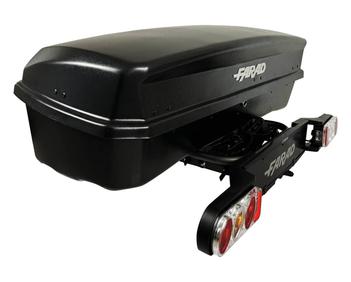 Trekhaak-koffer 300 liter | Kleur Mat Zwart | Merk Farad | Type Maki N26 - Afbeelding 13