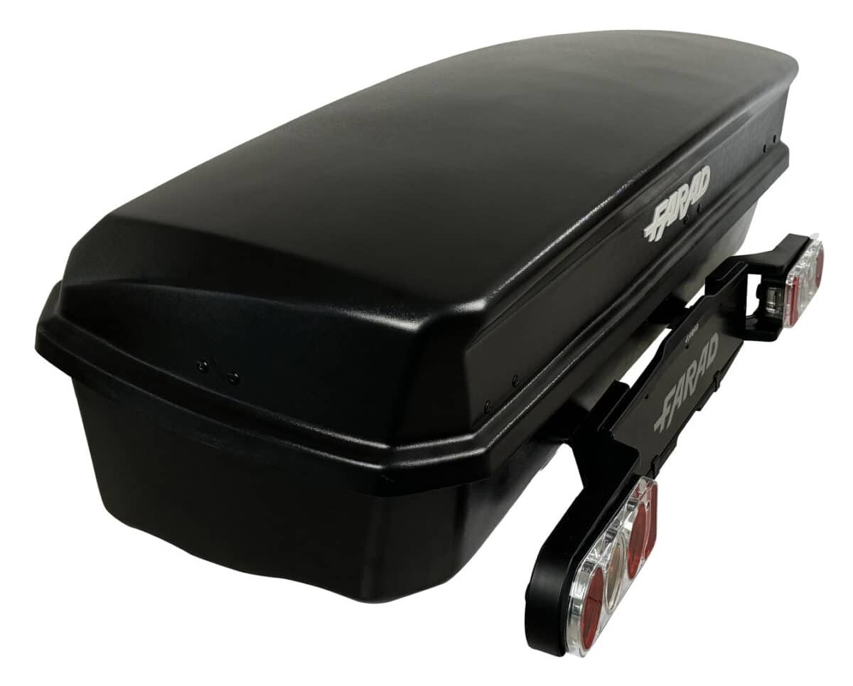 Trekhaak-koffer 300 liter | Kleur Mat Zwart | Merk Farad | Type Maki N26 - Afbeelding 14