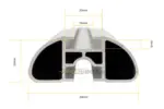 Farad dakdragers Peugeot 407 sedan 2004-2010 fixpoint aluminium