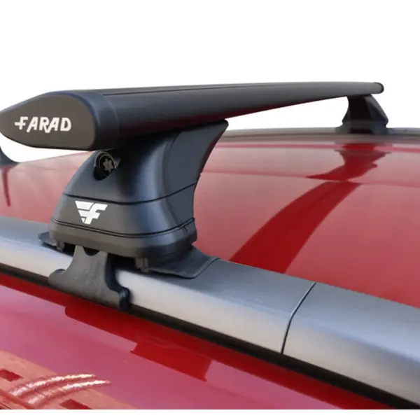 Farad dakdragers Opel Astra H SW 2005-2007 gesloten dakrail wingbar zwart met hoge voet