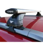 Farad dakdragers Renault Grand Scenic vanaf 2017 gesloten dakrail wingbar zilver met hoge voet