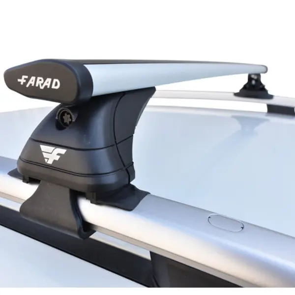 Farad dakdragers Skoda Kamiq vanaf 2019 open dakrail wingbar zilver 100 cm