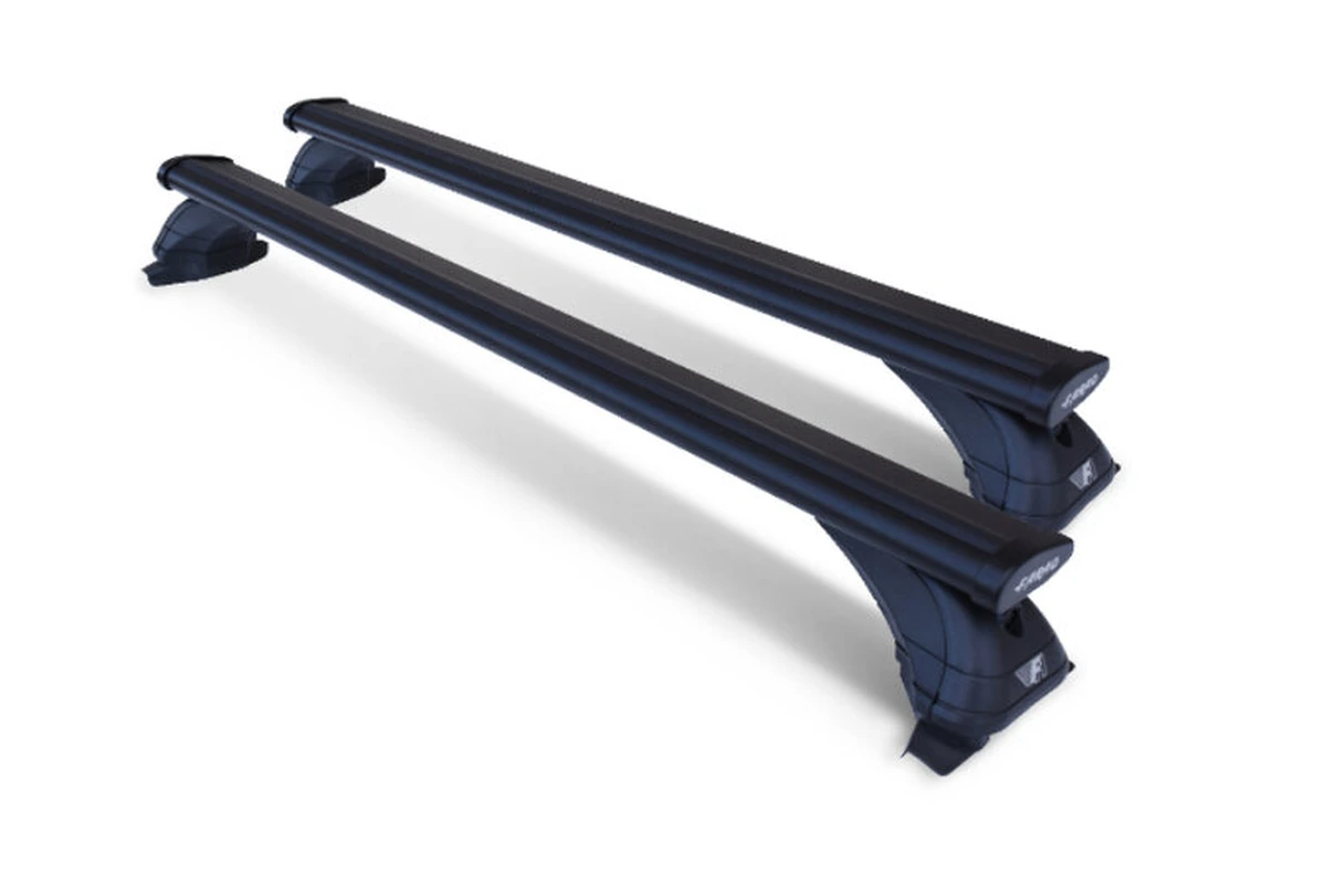 5606-LX1ALU110AB-01 Farad dakdragers BMW X1 (U11) vanaf 2022 gesloten dakrail wingbar zwart 110 cm